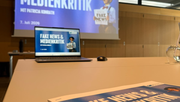 Workshop „Fake News und Medienkritik“.